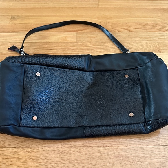 Maddalena Scanu Black Genuine Leather Bag Made in Italy - Picture 5 of 16